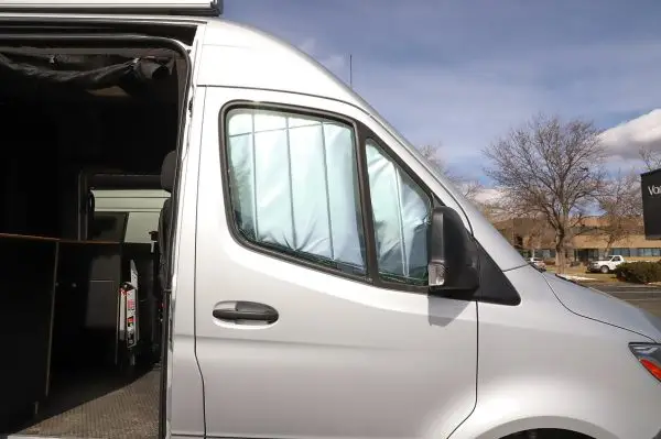 MERCEDES SPRINTER REFLECTIVE FRONT DOOR WINDOW COVER (PAIR) - Image 9
