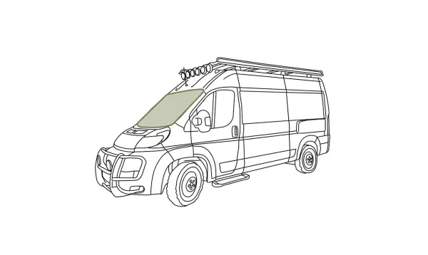 RAM PROMASTER REFLECTIVE FRONT WINDSHIELD COVER - Image 6