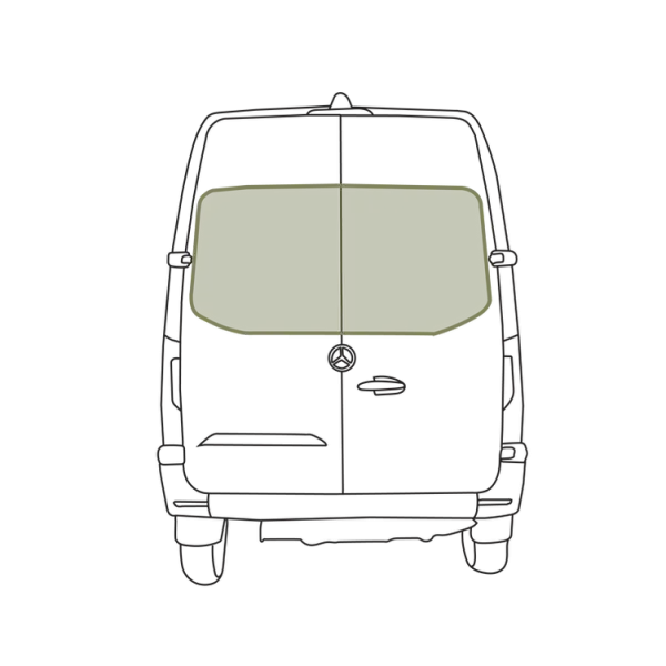 MERCEDES SPRINTER STEALTH REAR DOOR WINDOW COVERS (PAIR) - Image 2