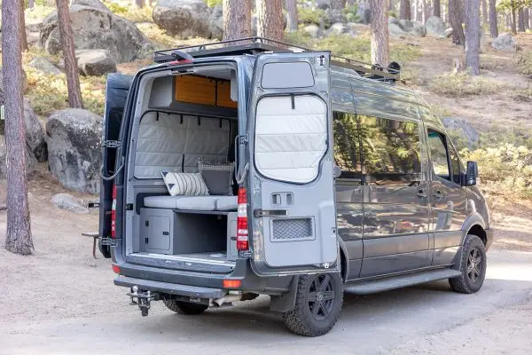 MERCEDES SPRINTER STEALTH REAR DOOR WINDOW COVERS (PAIR) - Image 3