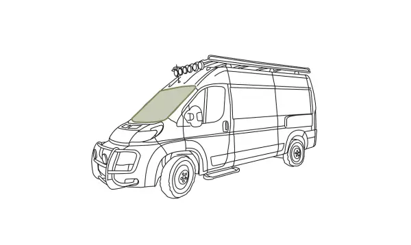 RAM PROMASTER STEALTH FRONT WINDSHIELD COVER - Image 5