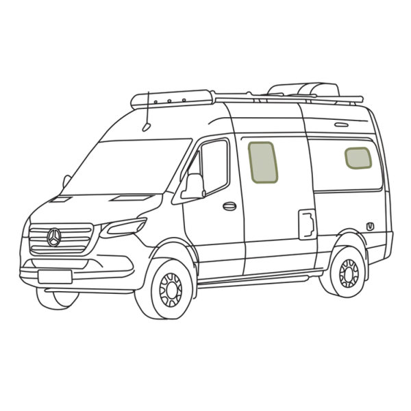MERCEDES REVEL VAN WINDOW PILLOW INSERTS (3 PIECES) - Image 6