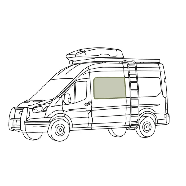 FORD TRANSIT STEALTH CREW WINDOW COVER - Image 2