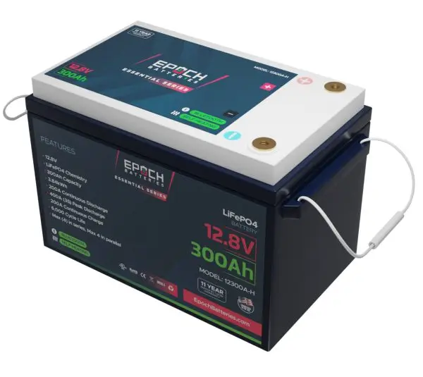 12V 300Ah Essential Series - Bluetooth & Heated LiFePO4 Battery - Image 3