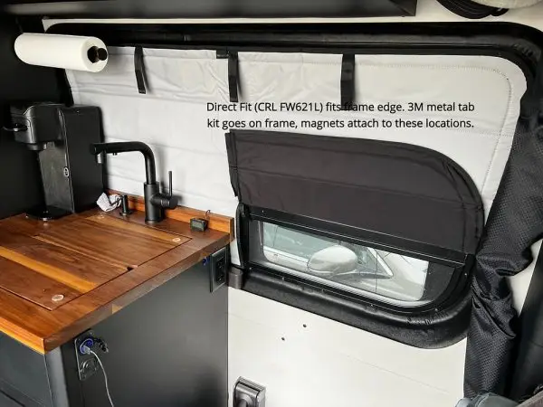 MERCEDES SPRINTER STEALTH CREW WINDOW COVER - Image 11