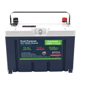 12V 120Ah Pro Series - LiFePO4 Cranking & Deep Cycle Lithium Battery (Dual Purpose)