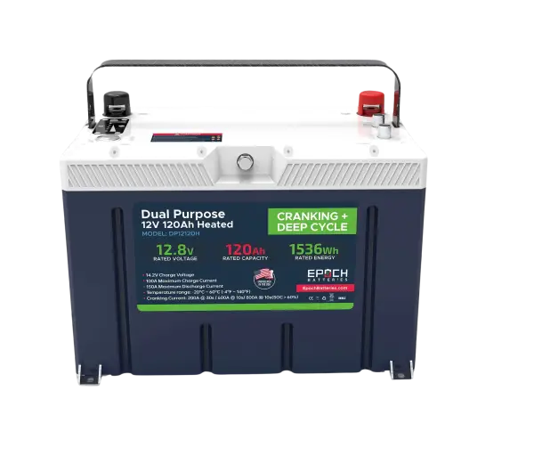 12V 120Ah Pro Series - LiFePO4 Cranking & Deep Cycle Lithium Battery (Dual Purpose)