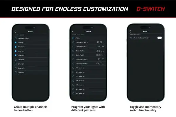Diode Dynamics D-Switch 8-Channel Switch Panel - Image 6