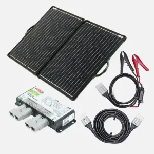 120W Folding Solar Panel Kit
