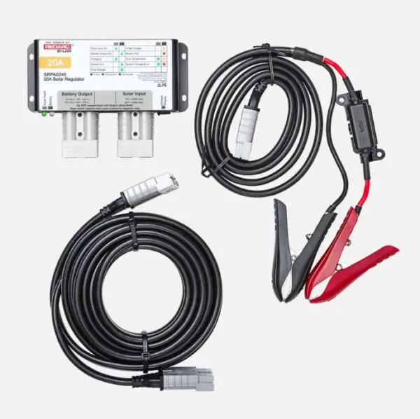 20 Amp Solar Regulator and Cable Value Pack - Image 2